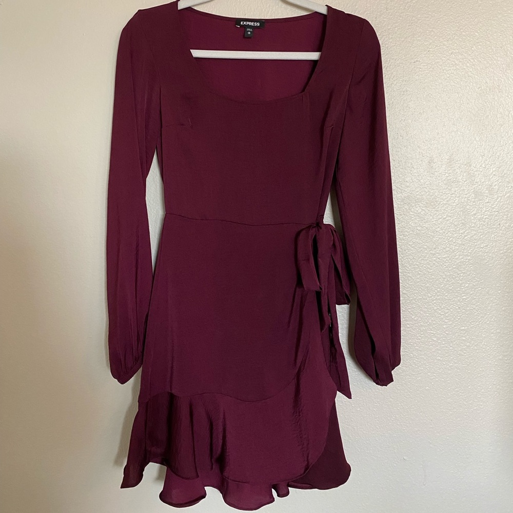 Dress - express - purple - small - worn once